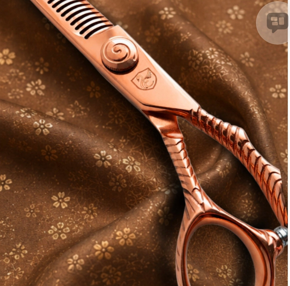 Elegance Rose Gold 5” Dog Grooming Detailer - Thinner 30 Teeth Thinner