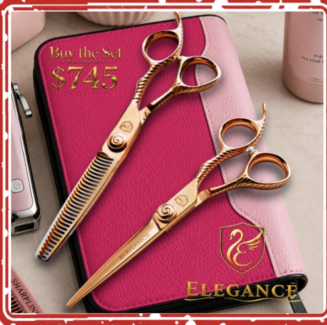 Elegance Rose Gold Set